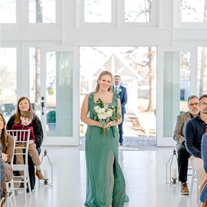 Birdy Grey Alex Dress Chiffon Eucalyptus